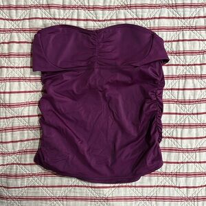 Soma Purple Halter Swimsuit Tankini  Top